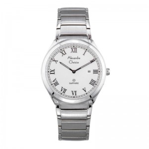 Alexandre Christie AC 8538 Silver White Lady LDBSSSL Sapphire